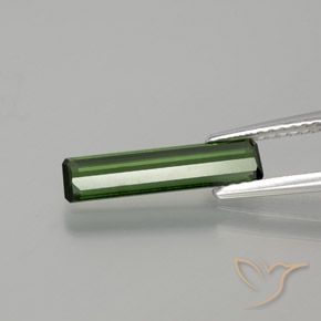 Tourmaline Gemstone in 15 x 3.9 mm Size for Sale, Tourmaline Stone in Forest Green Color