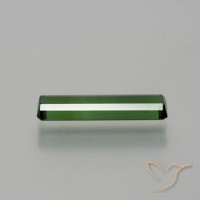 Tourmaline Gemstone in 13.4 x 3.6 mm Size for Sale, Tourmaline Stone in Forest Green Color