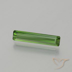 1.01 ct Green Tourmaline Stone, Natural Tourmaline in Octagon Facet Shape for Sale