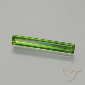 1.24 ct Green Tourmaline Stone, Natural Tourmaline in Octagon Facet Shape for Sale