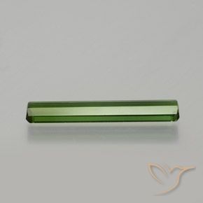 Tourmaline Gemstone in 18 x 2.9 mm Size for Sale, Tourmaline Stone in Medium Green Color