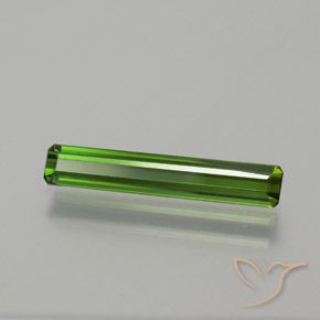 1.33 ct Green Tourmaline Stone, Natural Tourmaline in Octagon Facet Shape for Sale
