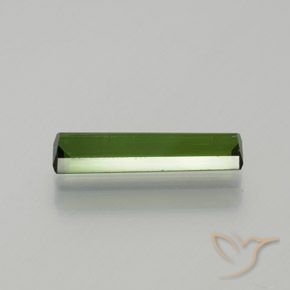 Tourmaline Gemstone in 13.3 x 3.6 mm Size for Sale, Tourmaline Stone in Medium Green Color