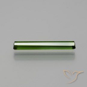 Tourmaline Gemstone in 17.7 x 3.1 mm Size for Sale, Tourmaline Stone in Forest Green Color