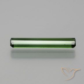 Tourmaline Gemstone in 17.4 x 3.4 mm Size for Sale, Tourmaline Stone in Dark Green Color