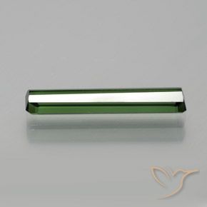 Tourmaline Gemstone in 16.4 x 3.2 mm Size for Sale, Tourmaline Stone in Forest Green Color