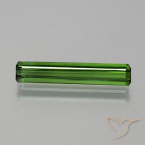 1.97 ct Green Tourmaline, 18.7 x 3.6 mm Octagon Cut From Mozambique, Photo A