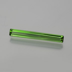 1.35 ct Green Tourmaline Stone, Natural Tourmaline in Octagon Facet Shape for Sale