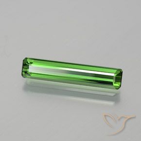 1.75 ct Green Tourmaline Stone, Natural Tourmaline in Octagon Facet Shape for Sale