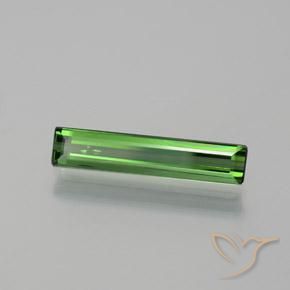 1.22 ct Green Tourmaline Stone, Natural Tourmaline in Octagon Facet Shape for Sale