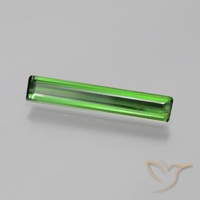 1.16 ct Green Tourmaline Stone, Natural Tourmaline in Octagon Facet Shape for Sale