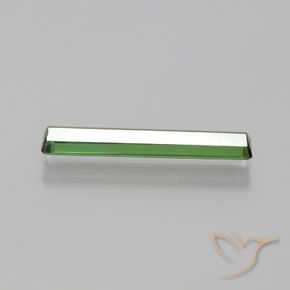 Tourmaline Gemstone in 17.6 x 3.2 mm Size for Sale, Tourmaline Stone in Medium Green Color