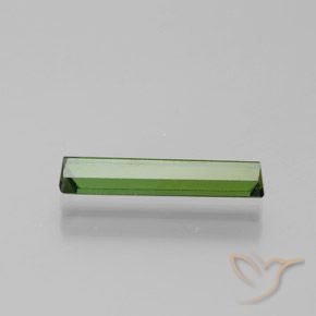 Tourmaline Gemstone in 14.8 x 3.1 mm Size for Sale, Tourmaline Stone in Earthy Green Color