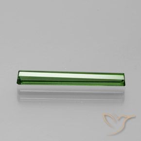 Tourmaline Gemstone in 19.6 x 3.2 mm Size for Sale, Tourmaline Stone in Forest Green Color