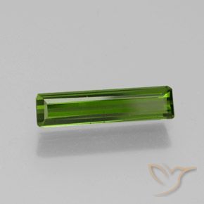 1.17 ct Green Tourmaline Stone, Natural Tourmaline in Octagon Facet Shape for Sale