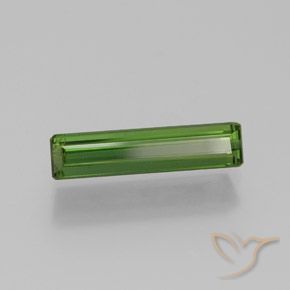 1.33 ct Green Tourmaline Stone, Natural Tourmaline in Octagon Facet Shape for Sale