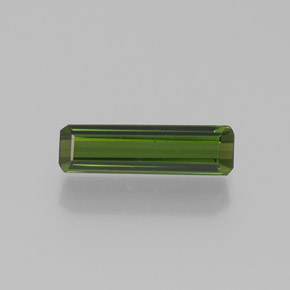 Verde oscuro Turmalina Gema - 1.2ct Forma octagonal (ID: 384371)