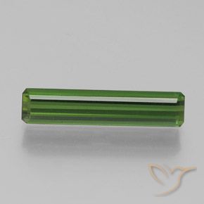 1.75ct Natural Forest Green Tourmaline, Emerald Cut, VVS