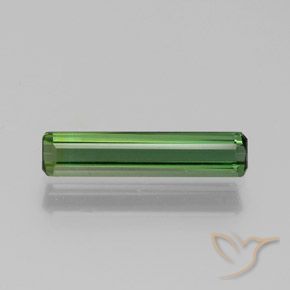 1.08ct Natural Green Tourmaline, Emerald Cut, VS