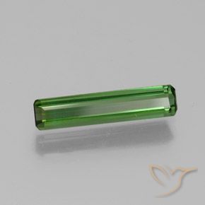 1.08 ct Green Tourmaline Stone, Natural Tourmaline in Octagon Facet Shape for Sale