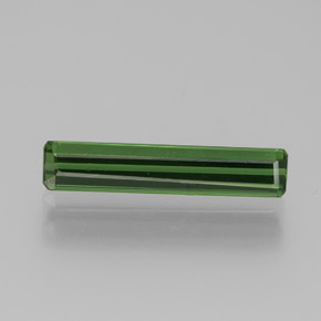 Verde scuro Tormalina Gem - 1.4ct Sfaccettatura ottagonale (ID: 384375)