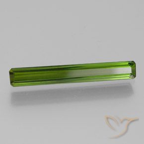 1.58 ct Green Tourmaline Stone, Natural Tourmaline in Octagon Facet Shape for Sale