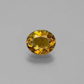 Medium Brown Турмалин Камень - 1ct Фасетный Овал (ID: 390163)