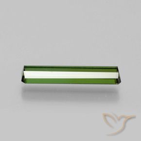 Tourmaline Gemstone in 16.7 x 3.7 mm Size for Sale, Tourmaline Stone in Deep Green Color