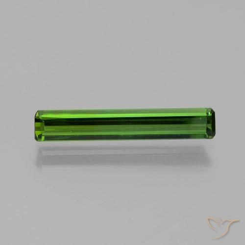 1.38ct Natural Forest Green Tourmaline, Emerald Cut, VVS-VS