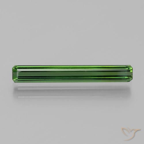 1.59 ct Green Tourmaline Gemstone, Tourmaline Gem in Octagon Facet Shape for Sale.
