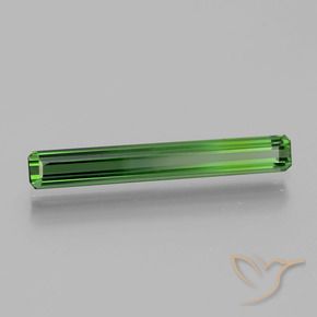 1.59 ct Green Tourmaline Stone, Natural Tourmaline in Octagon Facet Shape for Sale