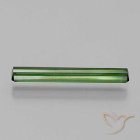 Tourmaline Gemstone in 20.6 x 3 mm Size for Sale, Tourmaline Stone in Earthy Green Color