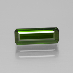 Earthy Green Tourmaline Gem - 1.4ct Octagon Facet (ID: 390877)