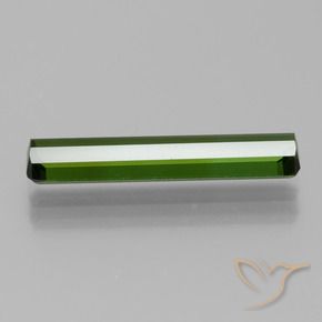 Tourmaline Gemstone in 17 x 3.7 mm Size for Sale, Tourmaline Stone in Earthy Green Color