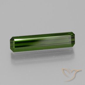 1.90 ct Green Tourmaline Stone, Natural Tourmaline in Octagon Facet Shape for Sale