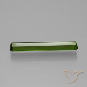 Tourmaline Gemstone in 18.7 x 3.1 mm Size for Sale, Tourmaline Stone in Earthy Green Color