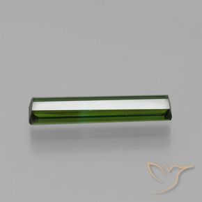 Tourmaline Gemstone in 15.5 x 3.5 mm Size for Sale, Tourmaline Stone in Forest Green Color