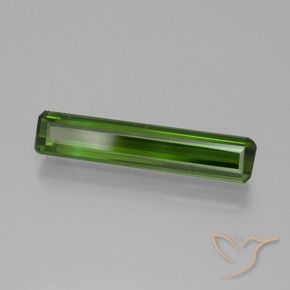 1.88 ct Green Tourmaline Stone, Natural Tourmaline in Octagon Facet Shape for Sale