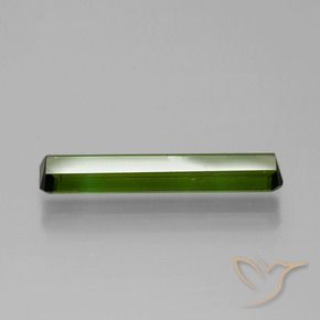 Tourmaline Gemstone in 18.6 x 3.7 mm Size for Sale, Tourmaline Stone in Dark Green Color