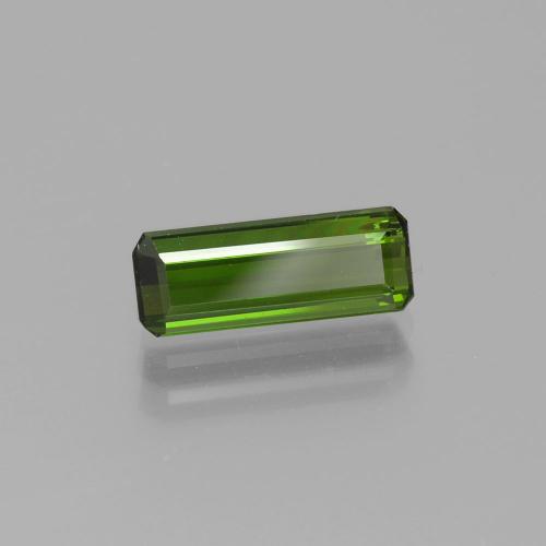 1.32 ct Green Tourmaline Stone, Natural Tourmaline in Octagon Facet Shape for Sale
