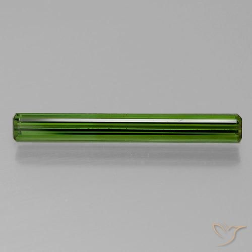 Waldgrün Turmalin Edelstein - 1ct Oktagon facettiert (ID: 390956)