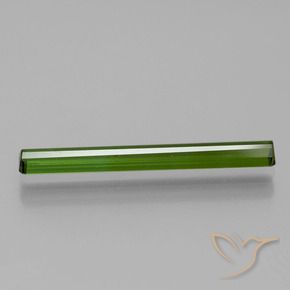 Tourmaline Gemstone in 20.6 x 2.6 mm Size for Sale, Tourmaline Stone in Forest Green Color