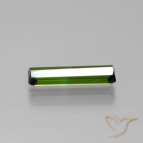 Tourmaline Gemstone in 13.3 x 3.7 mm Size for Sale, Tourmaline Stone in Forest Green Color