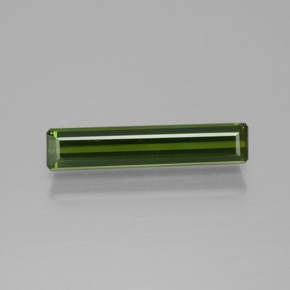 Verde oscuro Turmalina Gema - 1.4ct Forma octagonal (ID: 391027)