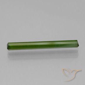 Tourmaline Gemstone in 20 x 2.8 mm Size for Sale, Tourmaline Stone in Earthy Green Color