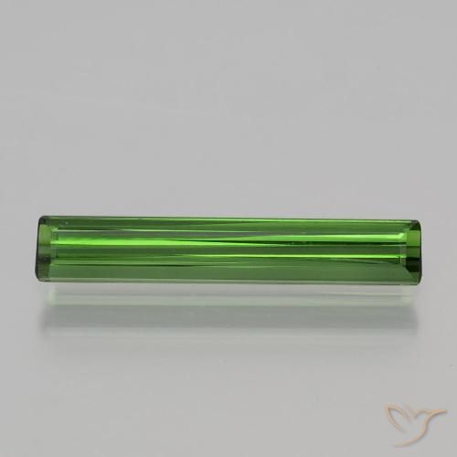 1.18ct Natural Forest Green Tourmaline, Emerald Cut, VVS-VS