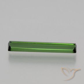 Tourmaline Gemstone in 16.9 x 2.9 mm Size for Sale, Tourmaline Stone in Forest Green Color