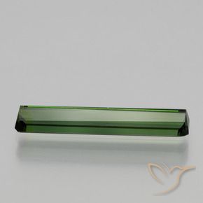 Tourmaline Gemstone in 18.4 x 3.4 mm Size for Sale, Tourmaline Stone in Earthy Green Color