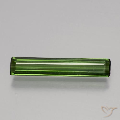 1.27ct Natural Forest Green Tourmaline, Emerald Cut, VS
