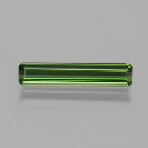 Dark Green Tourmaline Gem - 1.3ct Octagon Facet (ID: 398107)
